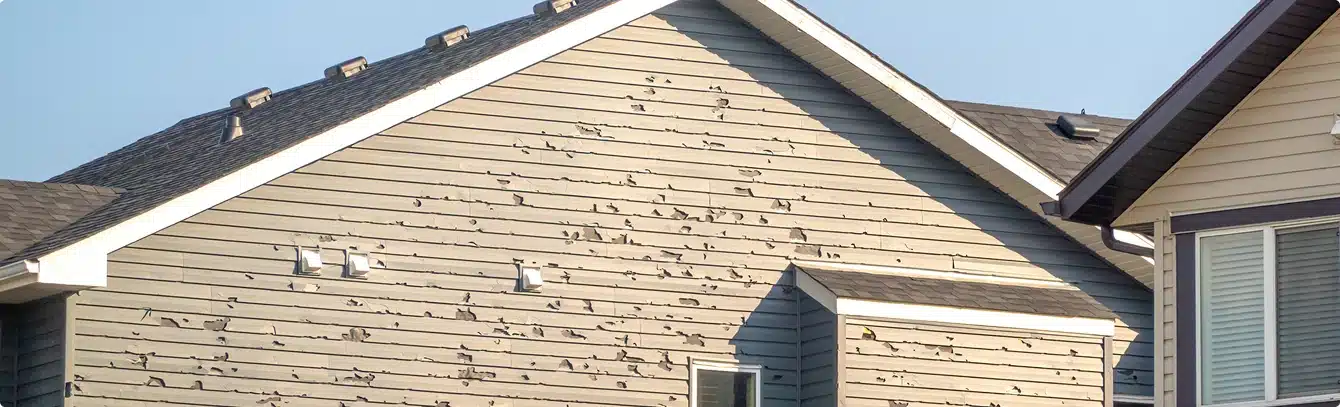 Hail Damage Siding Repair